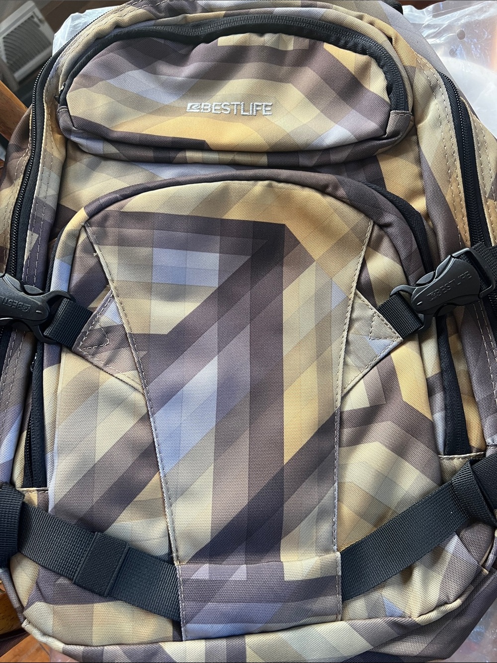 Bestlife Geometric Backpack New In Bag - Picture 8 of 9